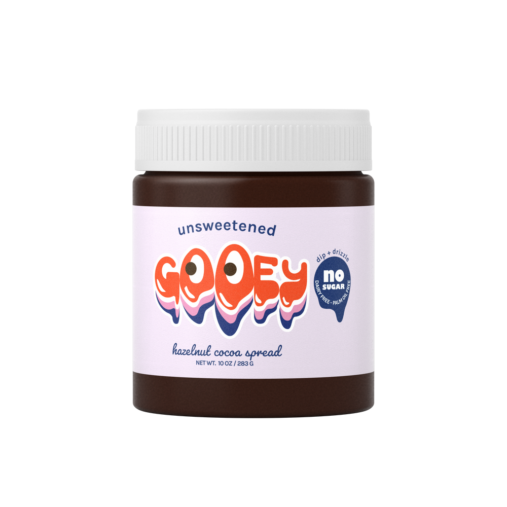NEW! Unsweetened Gooey Hazelnut Cocoa Spread